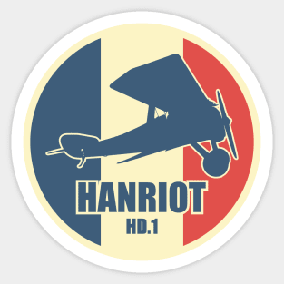 French Hanriot HD.1 Sticker